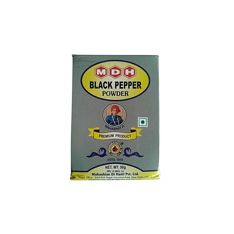 MDH Black Pepper Powder 50G | Buy Online